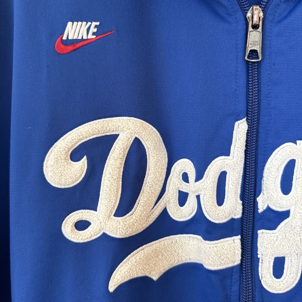 Vtg Nike Los Angeles Dodgers Jacket Cooperstown Collection Embroidered Men's XXL - Picture 3 of 15